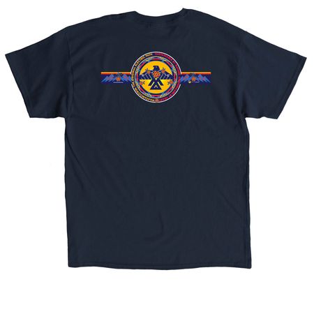 Waasamoowin: The Original Electric Path, a Navy Classic Unisex Tee