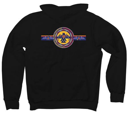 Waasamoowin: The Original Electric Path, a Black Premium Pullover Hoodie