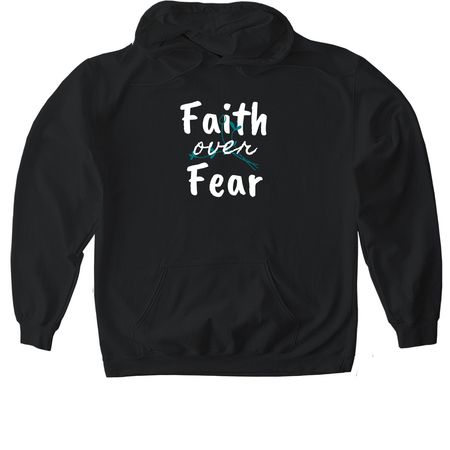 Faith, a Black Gildan Softstyle Pullover Hoodie