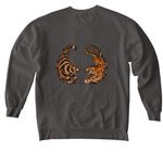 Dodging Heart Failure&nbsp;, a Pepper Comfort Colors Crewneck Sweatshirt (back-view)