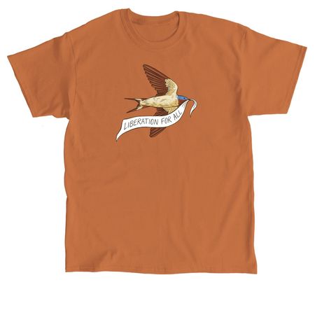 Liberation for All, a Texas Orange Classic Unisex Tee