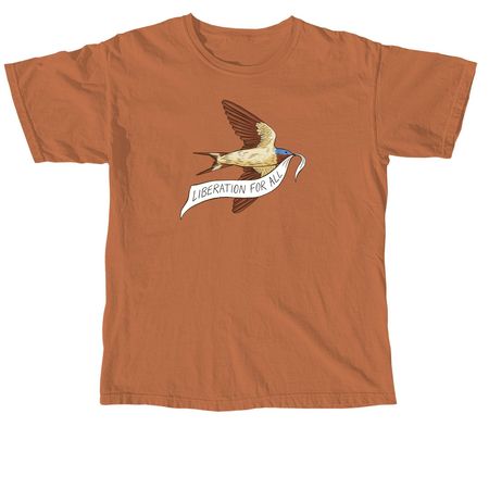 Liberation for All, a Yam Comfort Colors Unisex Tee