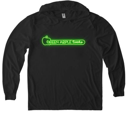 Green Apple Books & Music, a Space Black Allmade Eco Triblend Hoodie Tee