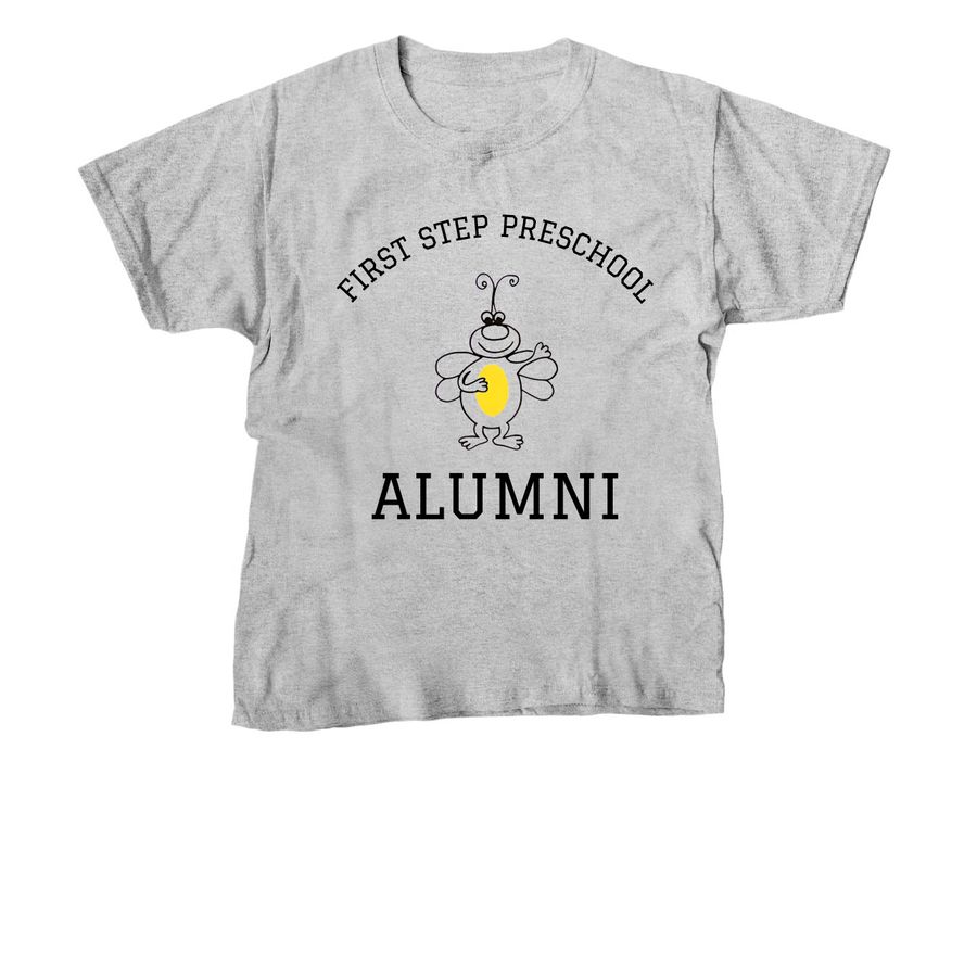 First Step Preschool Alumni, a Sport Grey Youth Unisex Tee