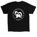 Front and Back Tees, a Black Classic Unisex Tee (back-view)