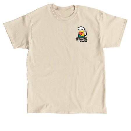 Brewing for a Cause, a Sand Classic Unisex Tee