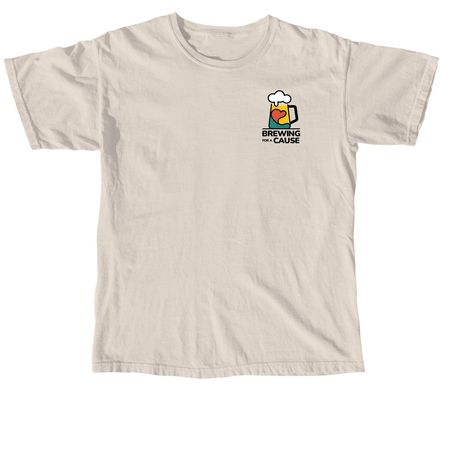 Brewing for a Cause, a Ivory Comfort Colors Unisex Tee