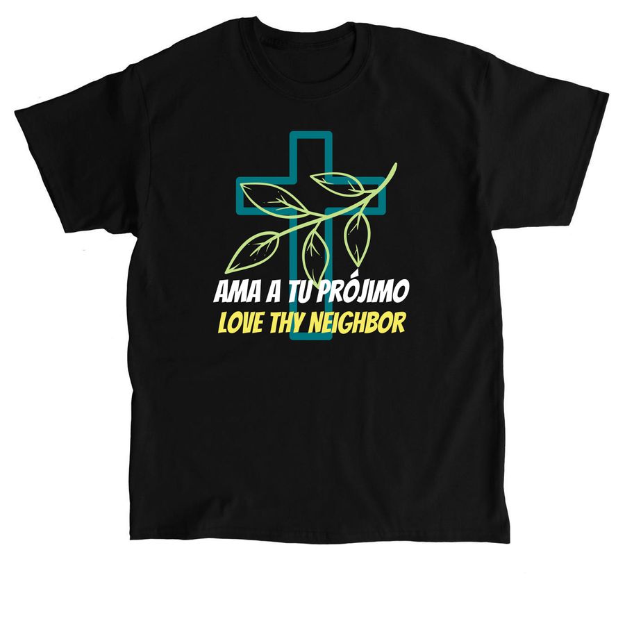 Ama a tu pr?jimo, a Black Classic Unisex Tee