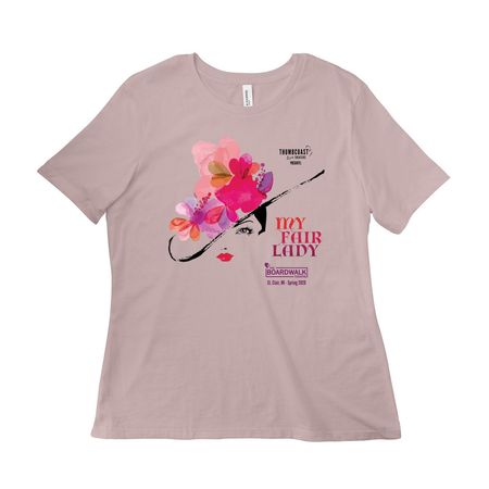 My Fair Lady COMBO Shirt, a Pink Gravel Women?s Relaxed Cotton Tee