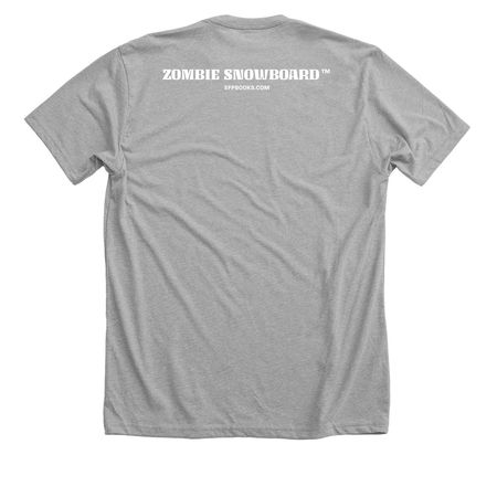 Zombie Xtreme? Collection, a Athletic Heather Premium Unisex Tee (back-view)
