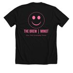 The BREW 2026/2027, a Solid Black Blend Premium Unisex Tee (back-view)