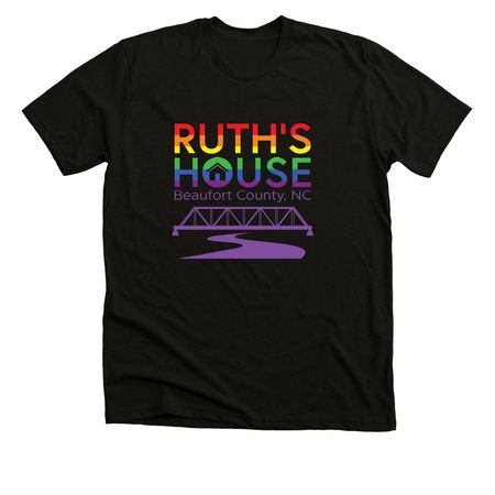 Rainbow Collection, a Solid Black Blend Premium Unisex Tee
