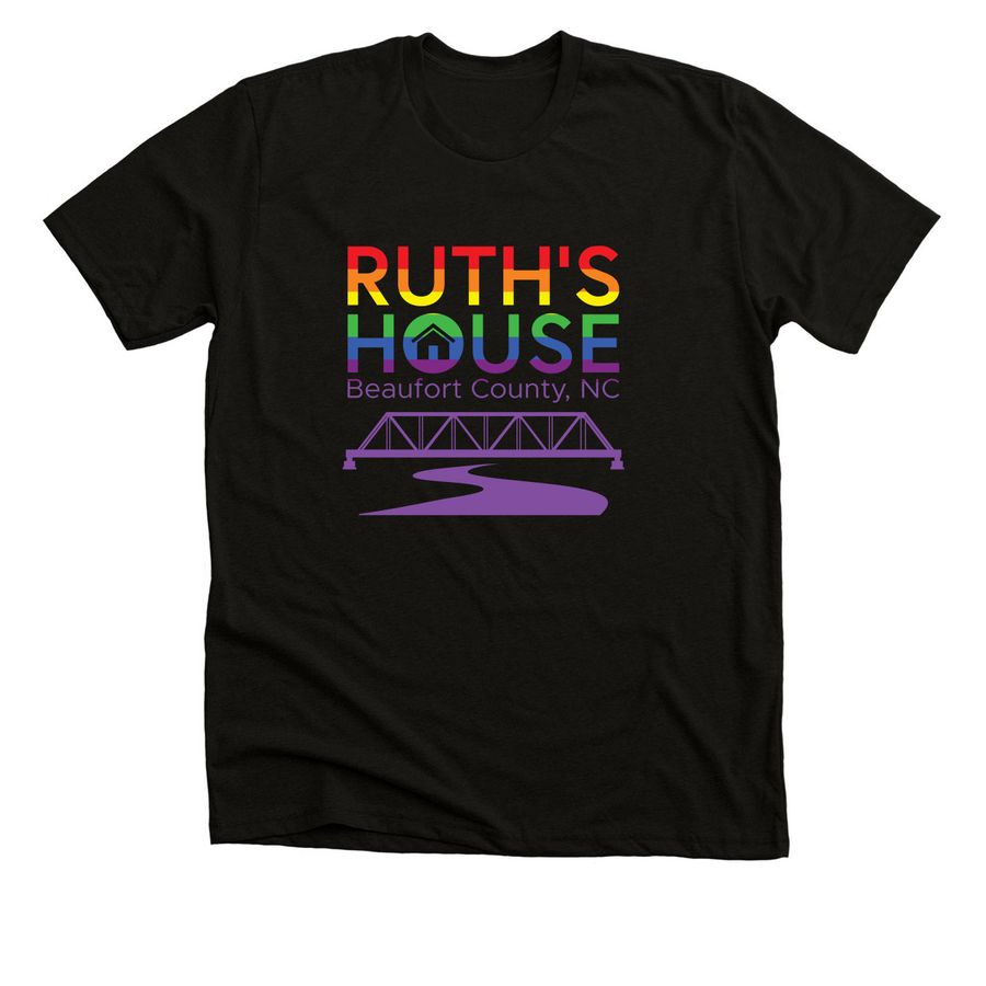 Rainbow Collection, a Solid Black Blend Premium Unisex Tee