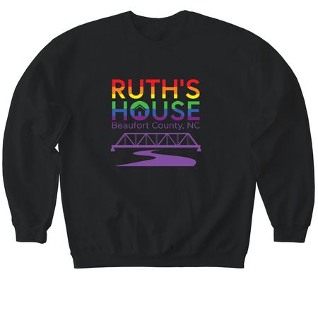 Rainbow Collection, a Black Softstyle Crewneck Sweatshirt