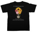 Kenya Mission Trip&nbsp;, a Black Comfort Colors Unisex Tee (back-view)