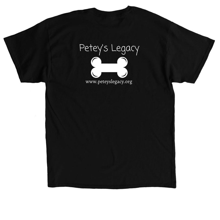 Legacy Fund, a Black Classic Unisex Tee (back-view)