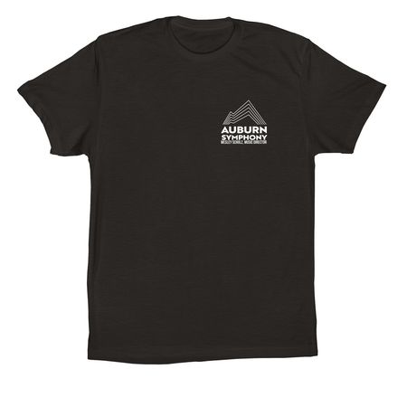 Black Pocket Logo, a Black Premium Cotton Tee