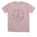 NYABC Merch, a Heather Pink Gravel Premium Unisex Tee