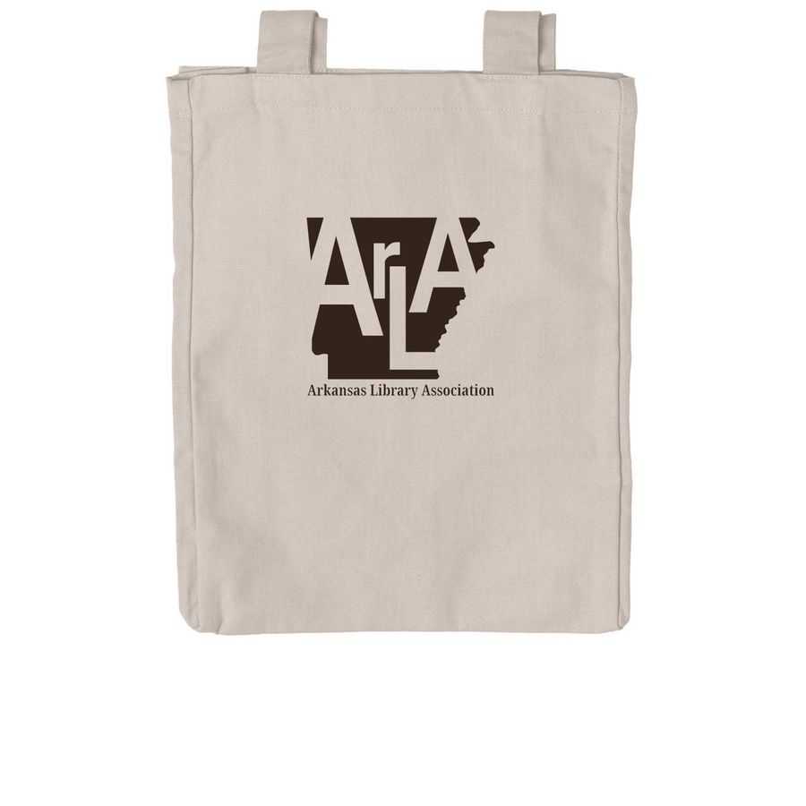 Camp ArLA Totes, a Pumice Reclaimist Everywhere Tote Bag (back-view)