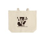 Camp ArLA Totes, a Natural Cotton Canvas Tote Bag (back-view)