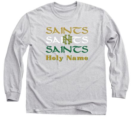HN Saints, a Sport Grey Classic Long Sleeve Tee