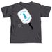 Team Jerry, a Graphite Comfort Colors Unisex Tee (back-view)
