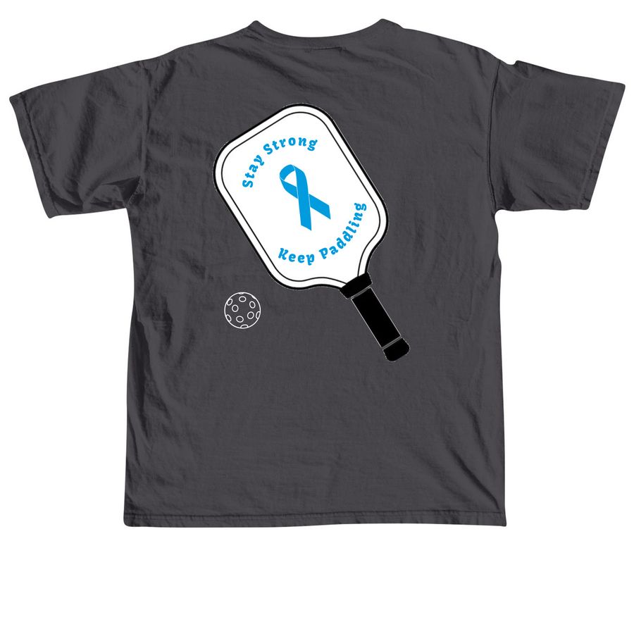 Team Jerry, a Graphite Comfort Colors Unisex Tee (back-view)