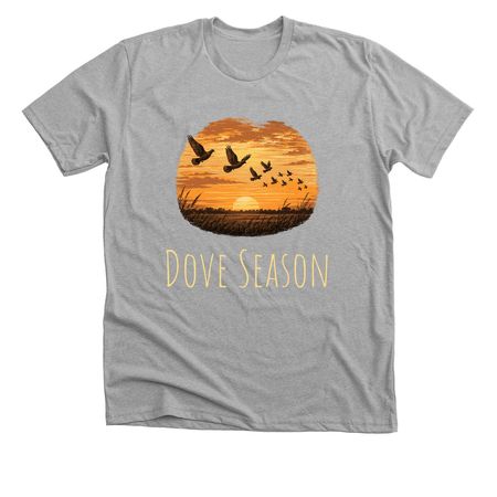 Dove Season Shirt/Tank Top, a Athletic Heather Premium Unisex Tee