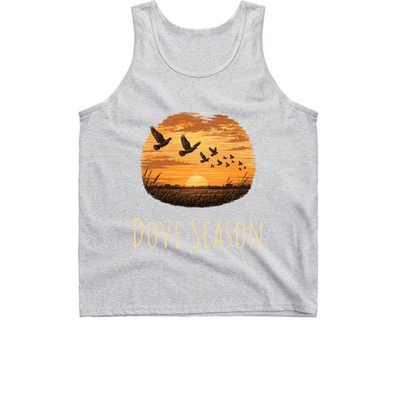 Dove Season Shirt/Tank Top, a Sport Grey Classic Unisex Tank Top