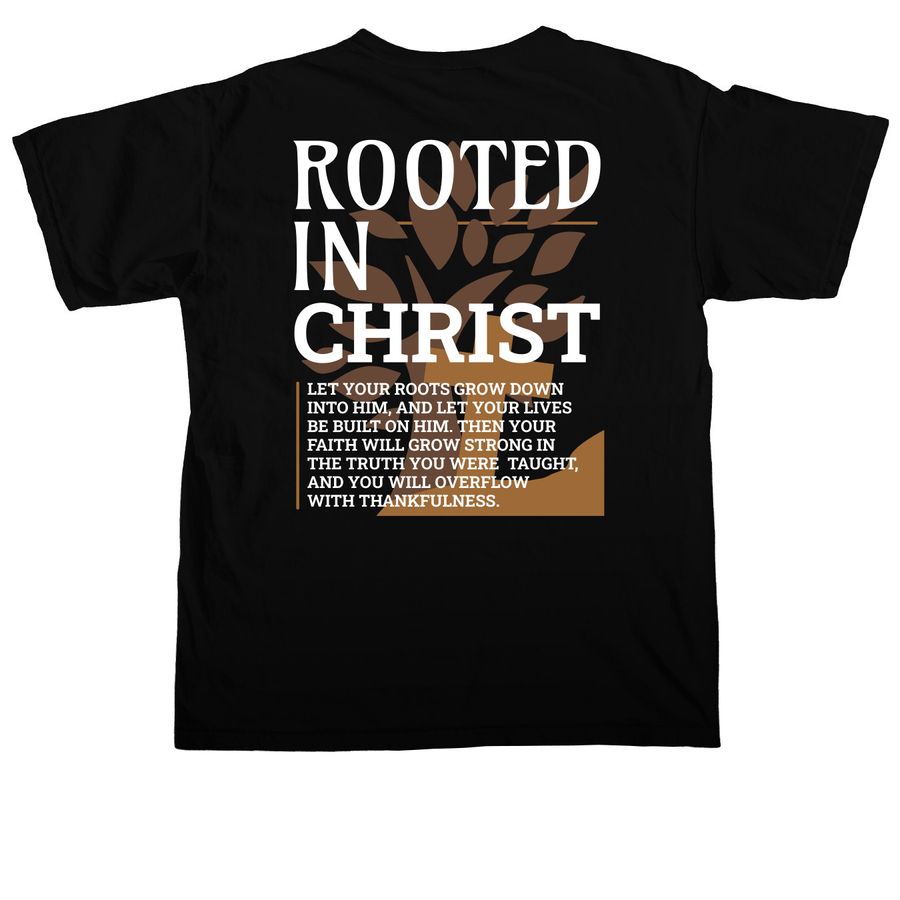 RCC - The Brown Tree 2026, a Black Comfort Colors Unisex Tee (back-view)