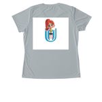 4th annual Performance style, a Silver Women's Performance Tee (back-view)