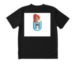4th annual Performance style, a Black Youth Performance Tee (back-view)