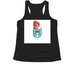 4th annual Performance style, a Black Women's Performance Tank (back-view)