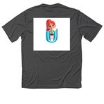 4th annual Performance style, a Iron Grey Classic Performance Tee (back-view)