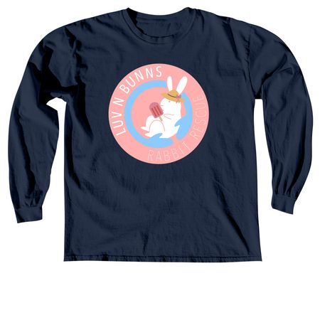 Summer is hoppin' and poppin' (popsicle-in')&nbsp;, a True Navy Comfort Colors Long Sleeve Tee