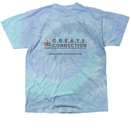 KIND ? COOL, a Lagoon Classic Tie Dye Tee (back-view)
