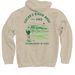 Oscar?s Birdie Bash ? Light Tee, a Sand Pullover Hoodie (back-view)