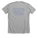Team Lisa&nbsp;, a Athletic Heather Premium Unisex Tee (back-view)
