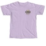 Driven By Culture, a Orchid Comfort Colors Unisex Tee (back-view)