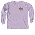 Driven By Culture, a Orchid Comfort Colors Long Sleeve Tee (back-view)