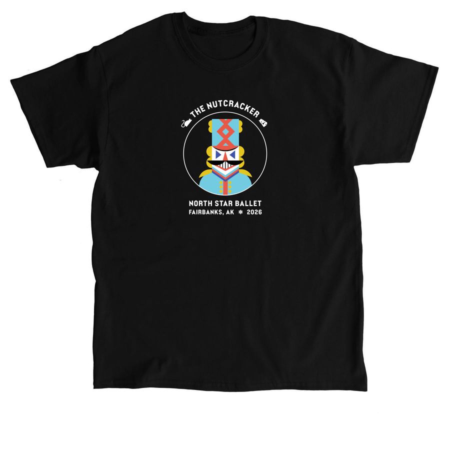 The Nutcracker 2026 - North Star Ballet, a Black Classic Unisex Tee