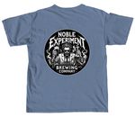 NOBLE EXPERIMENT MERCH, a Blue Jean Comfort Colors Unisex Tee (back-view)