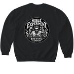 NOBLE EXPERIMENT MERCH, a Black Softstyle Crewneck Sweatshirt (back-view)
