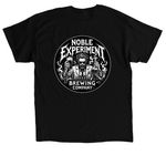NOBLE EXPERIMENT MERCH, a Black Classic Unisex Tee (back-view)
