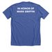 #DefeatALS, a Solid True Royal Premium Unisex Tee (back-view)