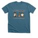 tricks and extra treats, a Heather Deep Teal Premium Unisex Tee