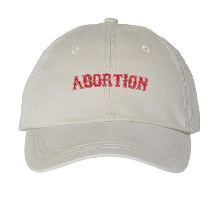 Boston&nbsp;? Abortion cap - Fund-a-thon, a Stone Printed Pigment Dye Baseball Cap