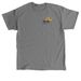 The Arc T-Shirt Left Chest Logo, a Charcoal Classic Unisex Tee