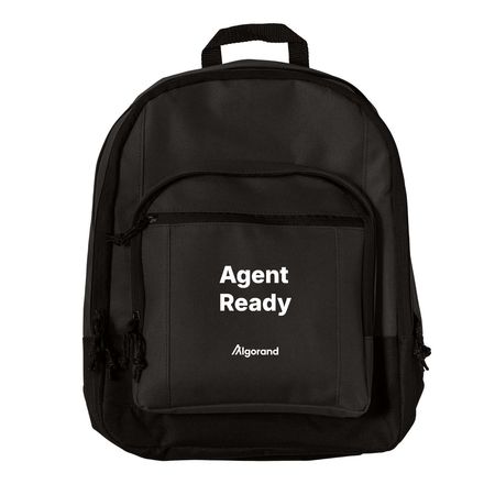 Agent ready backpack, a Black Everyday Backpack