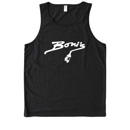 Boni's Logo Apparel, a Deep Black Allmade Eco Triblend Tank